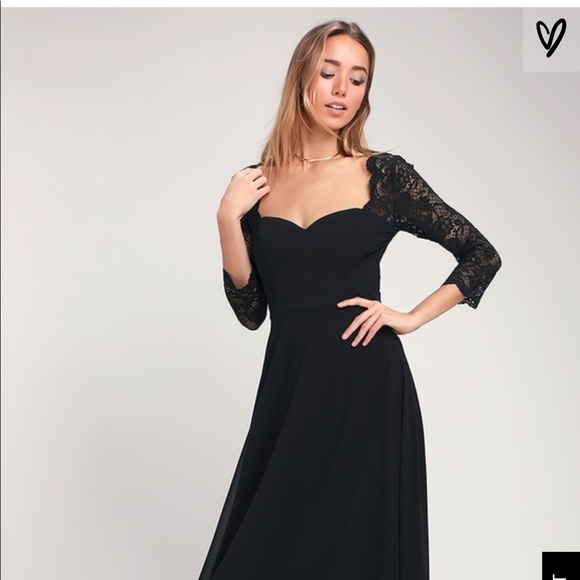 Lulus Dresses & Skirts - LuLu’s Black Evening Gown NWT Size S